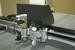 big box sample cutting machine for carton box, corrugated box, cardboard boxe with oscillating knife, and creasing wheel